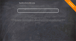 Desktop Screenshot of hacktoolsworld.com
